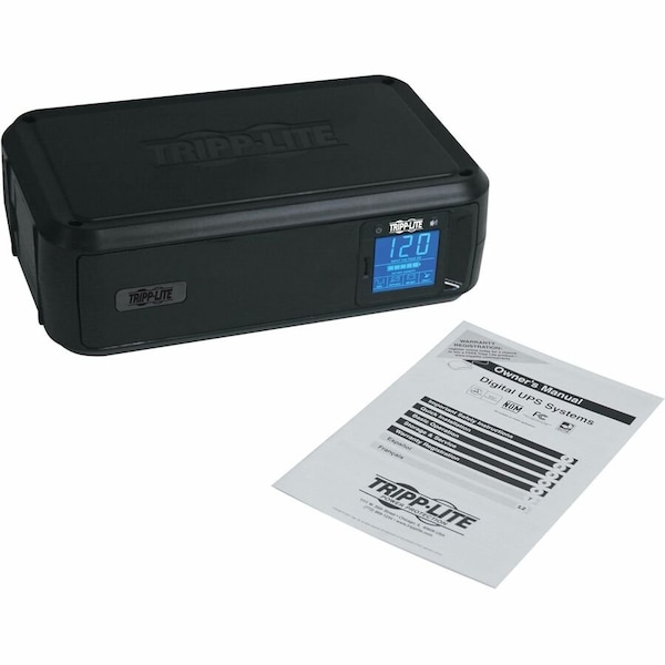 Tripp Lite UPS System, 650VA, Line Interactive, Out: 110/115/120V In: 120V AC - TRPOMNI650LCD