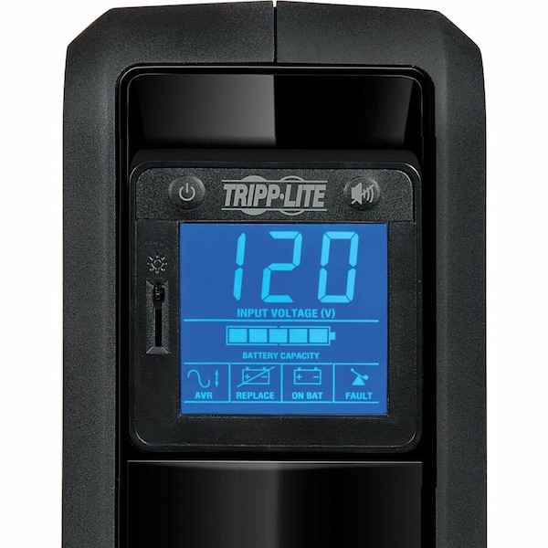 Tripp Lite UPS System, 650VA, Line Interactive, Out: 110/115/120V In: 120V AC - TRPOMNI650LCD