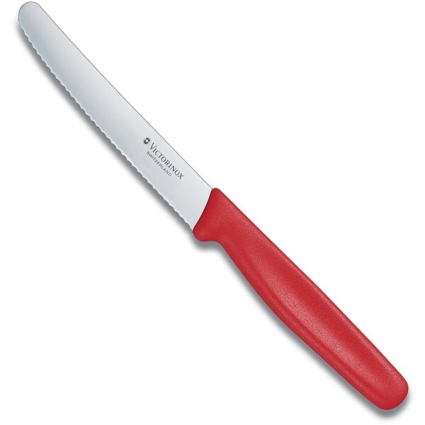 Swiss Army Brands 2024 Victorinox Kitchen Sets, 3-Piece Paring Set 30.25In Straight, 40.5In Utility, Peeler Red - VIC-6.7111.31
