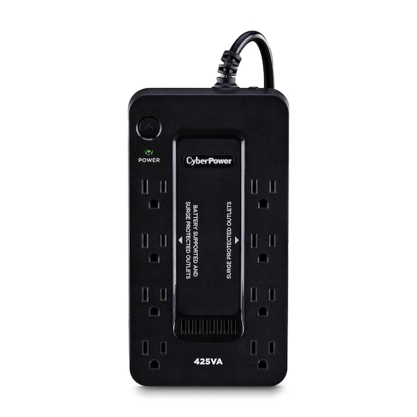 Cyberpower 5 ft. 425VA 260W 120V 15A 8 Outlets Uninterruptible Power Supply - CY487993