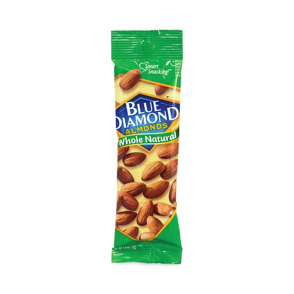 Almendras Naturales Enteras Blue Diamond, Bolsa de 15 oz, Paquete de 12, 12PK - 5203