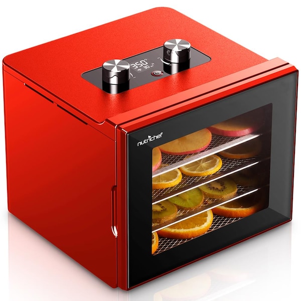 Nutrichef 4 Shelf Food Dehydrator, NCDH4S.5 - NCDH4S.5