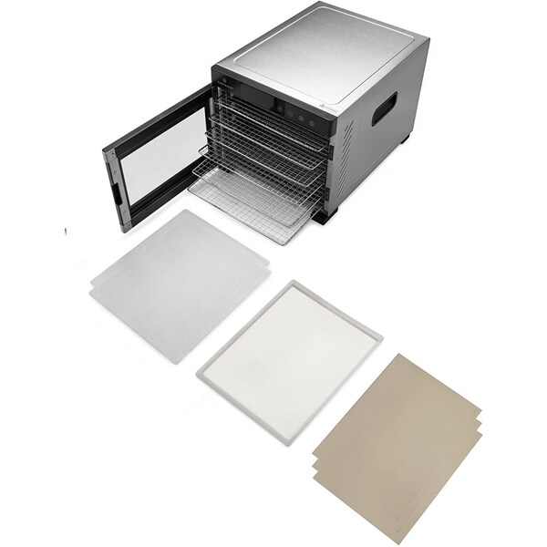 Chefwave 6 Tray Food Dehydrator with Stainless Steel Racks, Temp  Time Control - CW-FD06