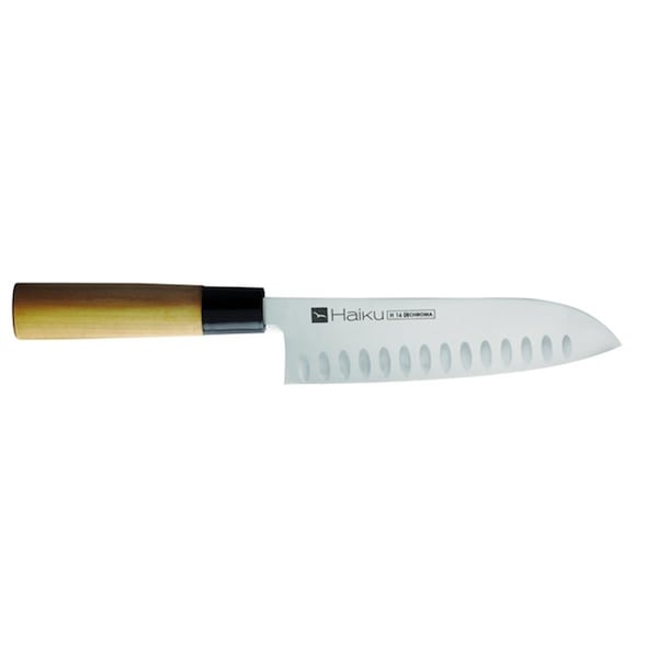 Chroma Haiku 7 in. Santoku Knife Hollow Ground - H16