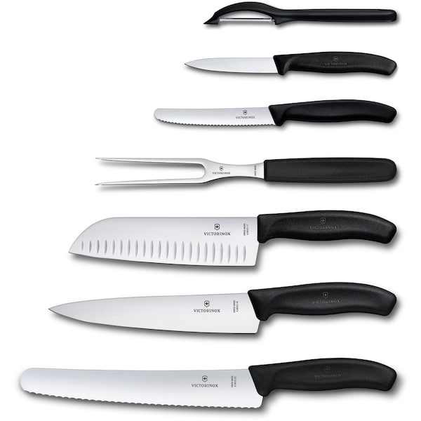 Swiss Army Brands 2024 Victorinox Swiss Classic 7 Piece Kitchen Set, Black - VIC-6.7133.7G