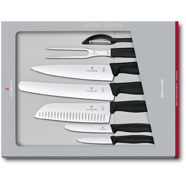 Swiss Army Brands 2024 Victorinox Swiss Classic 7 Piece Kitchen Set, Black - VIC-6.7133.7G