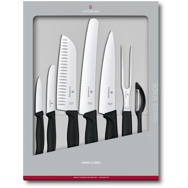 Swiss Army Brands 2024 Victorinox Swiss Classic 7 Piece Kitchen Set, Black - VIC-6.7133.7G