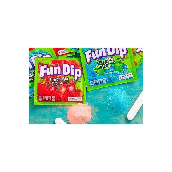Green Rabbit Holdings Lik M Aid Fun Dip Small, 0.5 oz, 48 piezas - 20900166

Translated to Spanish (Mexico):  Green Rabbit Holdings Lik M Aid Fun Dip Small, 0.5 oz, 48 piezas - 20900166