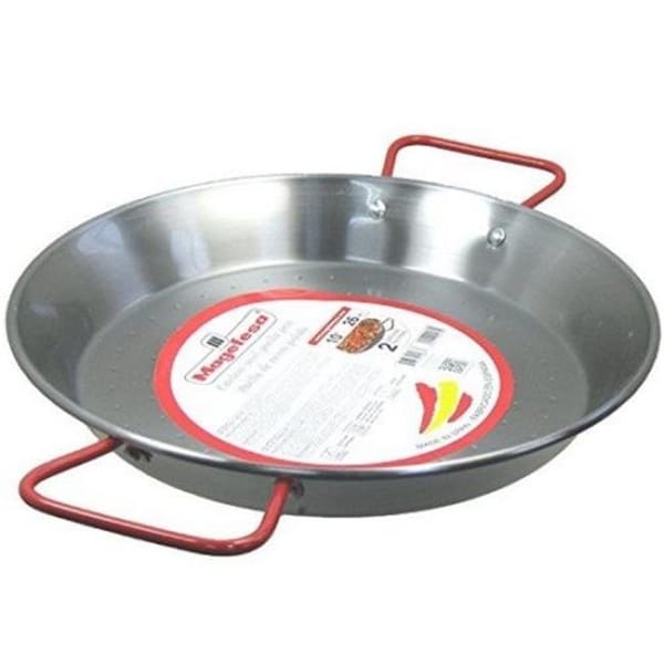 Magefesa Magefesa 01PAPAEPU26 10 in. Carbon on Steel Paella Pan - 2 Servings - 01PAPAEPU26