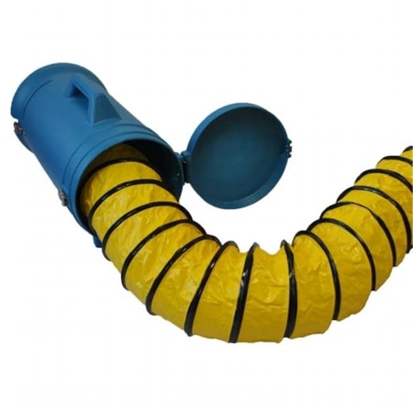 Xpower Manufacture XPOWER 8DHC25 25 ft. Ducting Hose With Carrier - 8DHC25