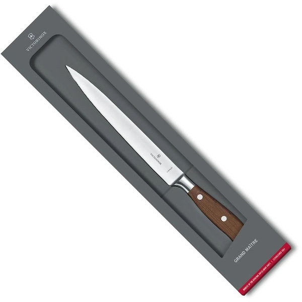 Swiss Army Brands 2024 Victorinox Kitchen Boning 6In Straight Blade, 1In Width At Handle, Grand Maitre Wood - VIC-7.7300.15G