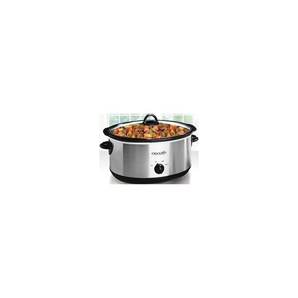 Crock Pot Crock-Pot SCV700-SS Slow Cooker, 270 W, 7 qt Capacity, Stainless Steel, Silver - 2131368
