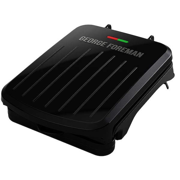 George Foreman George Foreman GR10B Plate Grill, 120 V, 18 in W Cooking Surface, 18 in D Cooking Surface - GR10B