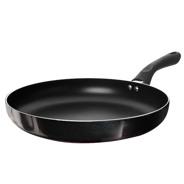 Ecolution Artistry Series Fry Pan, 11 in Dia, Aluminum Pan, Black Pan, Hydrolon Pan, Stay-Cool Handle - EABK-5128