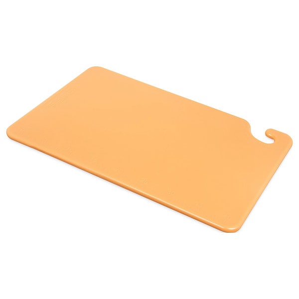 San Jamar Cutting Board, 12 x 18 In, Brown - CB121812BR