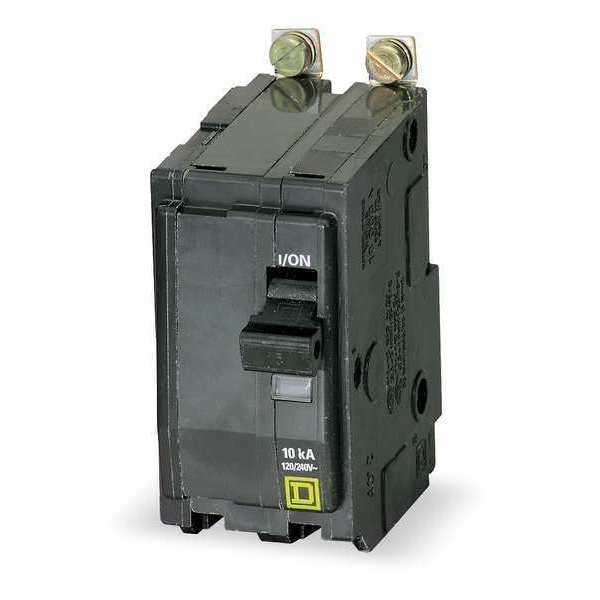 Square D Miniature Circuit Breaker, QOB Series, 30A, 2 Pole, 120/240V AC, 10kA at 120/240V AC - QOB230HID