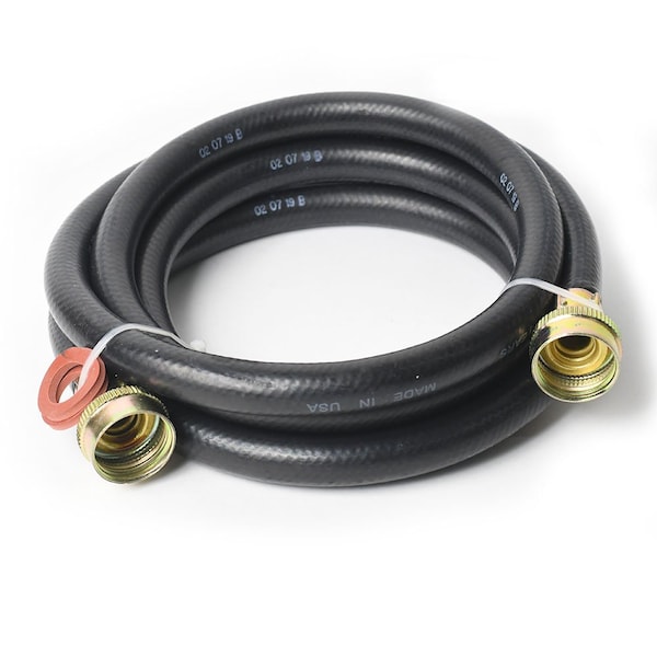 Thrifco Plumbing 5 Feet Long Washing Machine Hose with 3/4 Inch GHT Connectors - 4400741