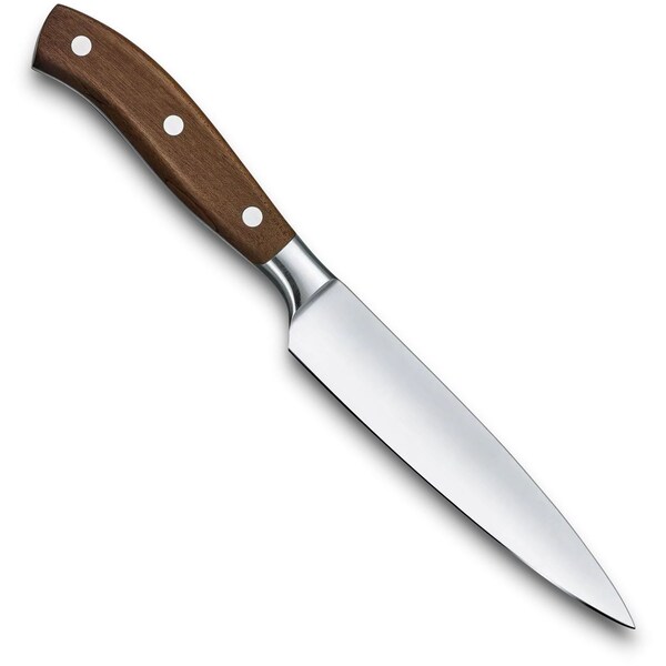 Swiss Army Brands 2024 Victorinox Kitchen Chef'S 6In Straight Blade, 1In Width At Handle, Grand Maitre Wood - VIC-7.7400.15G
