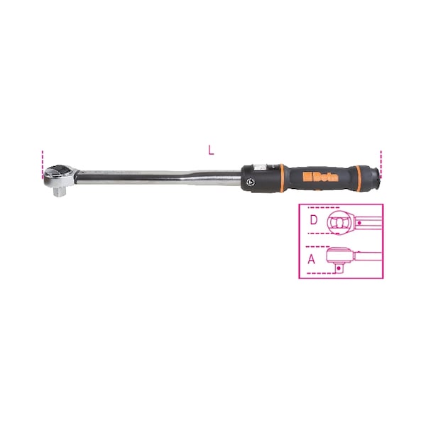 Beta Click-Type Torque Wrench, 3/8" - 006660005