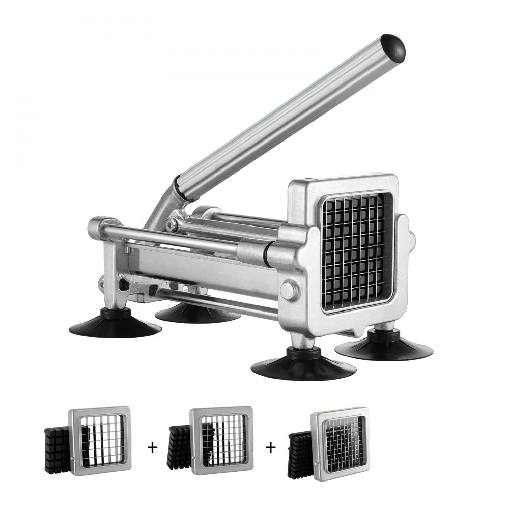 French Fry Cutter Stainless Steel Potato Vegetable Slicer Chopper 3 Blades - SYWSQSTJYJ12CIG4VV0