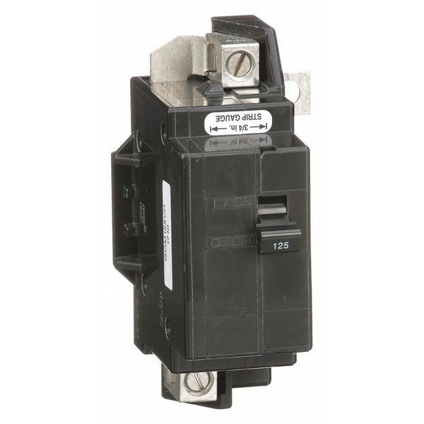 Square D Miniature Circuit Breaker, QO Series, 125A, 2 Pole, 120/240V AC, 22kA at 120/240V AC - QOM125VH