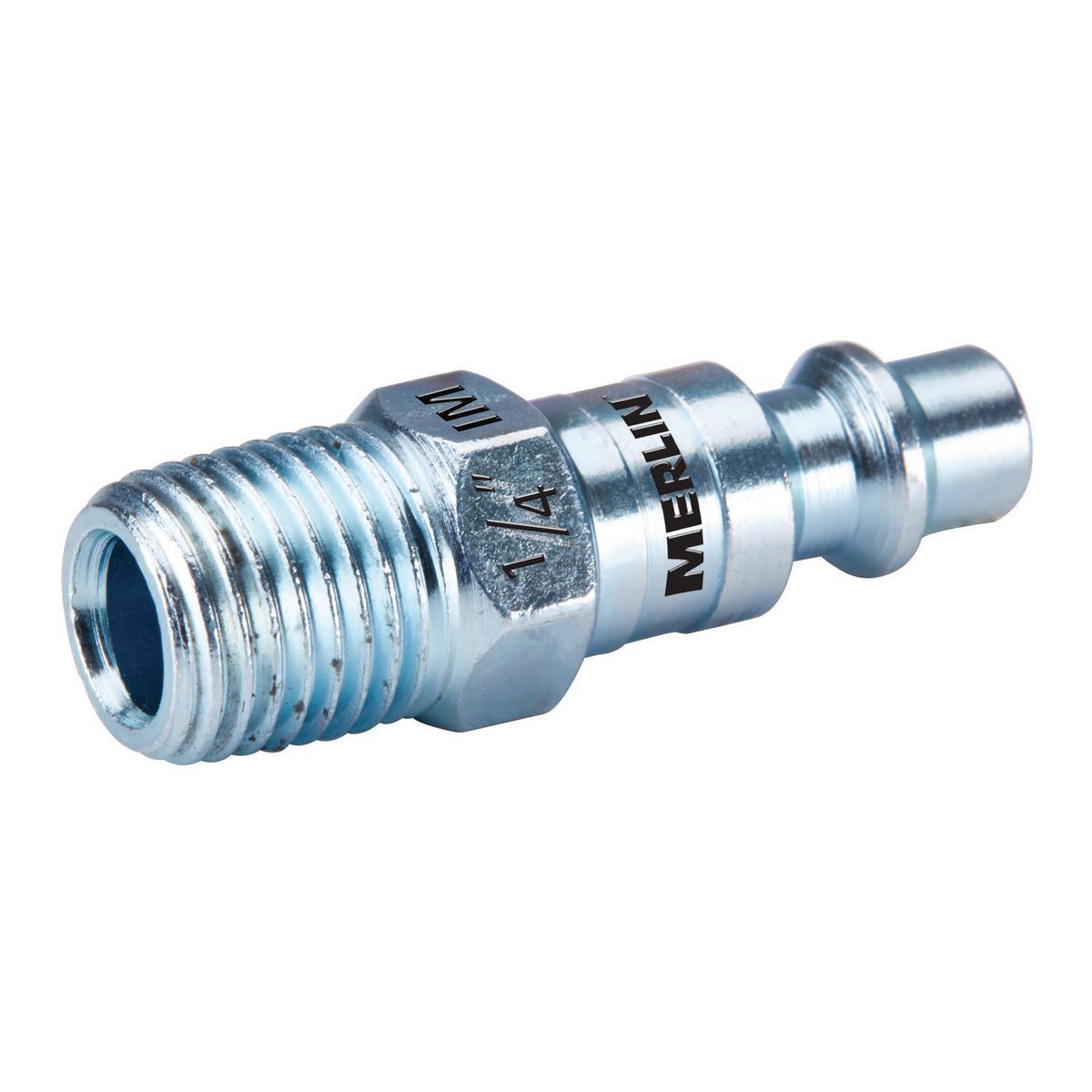 Clavija de acero macho industrial Merlin de 1/4 de pulgada - 63562