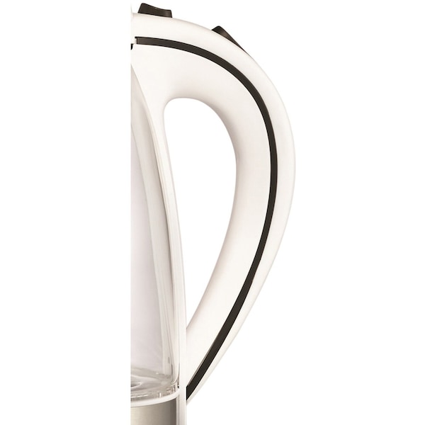 Brentwood Appliances Cordless Tempered-Glass 1.7 L Electric Kettle (White) - KT-1900W