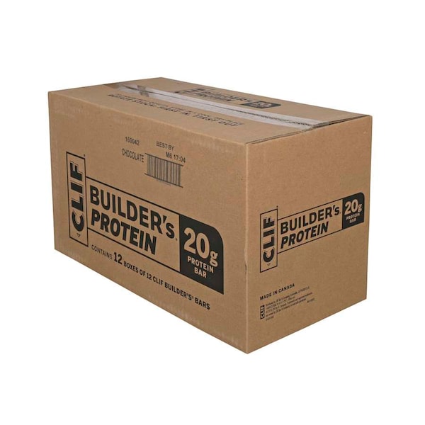 Barra de chocolate para bocadillos Builder's Bar Builder's Bar 68g, paquete con 144 unidades - 160042