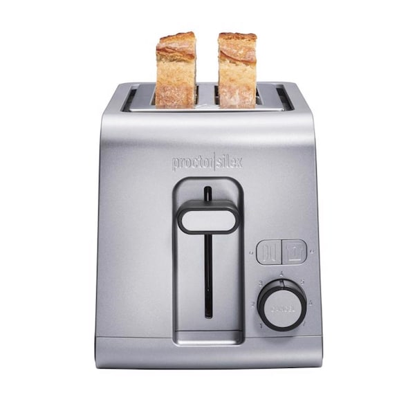 Hamilton Beach Proctor Silex Stainless Steel Silver 2 slot Toaster 7.6 in. H X 6.6 in. W X 10.7 in. - 22302