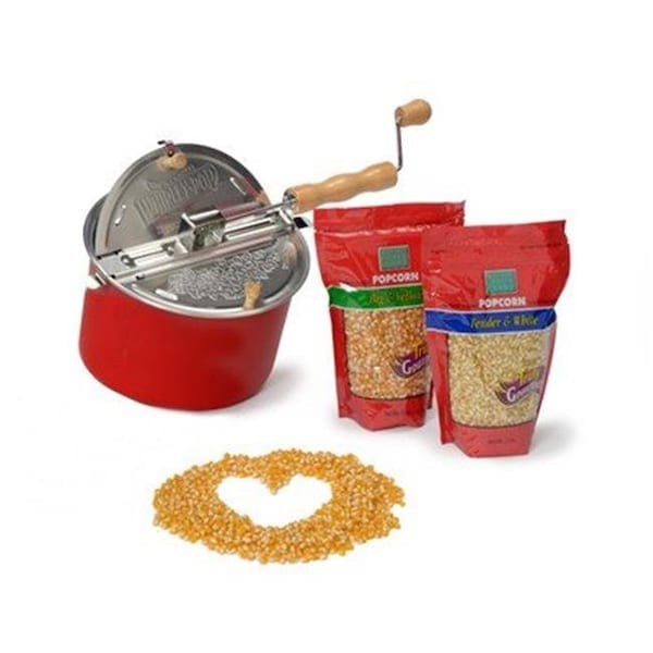 Conjunto de regalo de palomitas de maíz Whirley-Pop de Wabash Valley Farms 38306