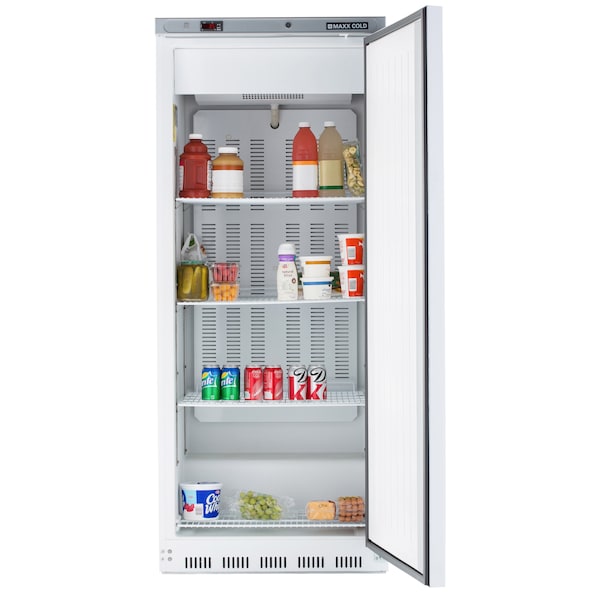Maxx Cold Refrigerator 23 cu.ft., Single Door, Commercial, White - MXX-23R
