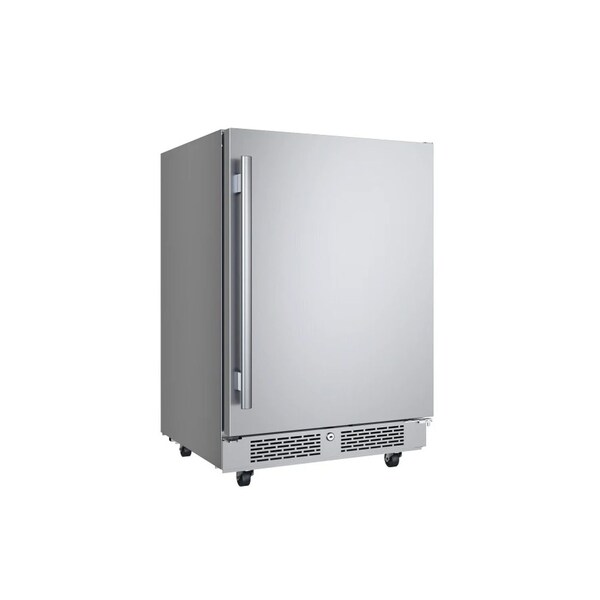 Avallon 24 Inch Wide 566 Cu Ft BuiltIn Compact Outdoor Refrigerator with Right Hinge - AFR242SSODRH