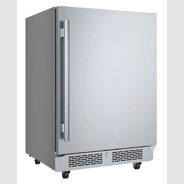 Avallon 24 Inch Wide 566 Cu Ft BuiltIn Compact Outdoor Refrigerator with Right Hinge - AFR242SSODRH