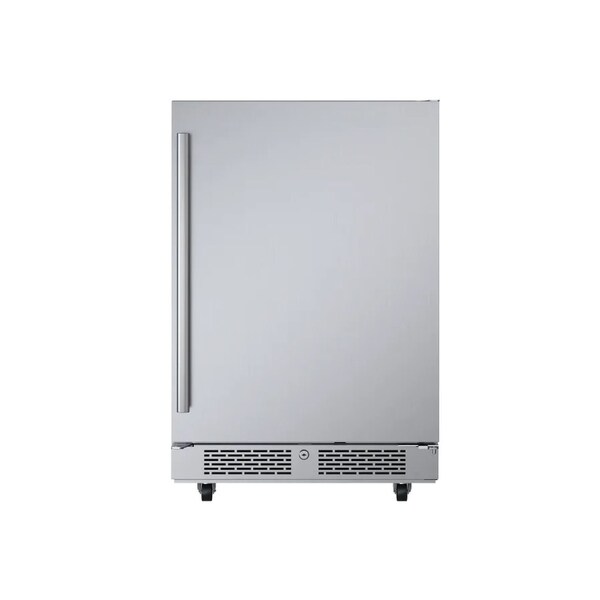 Avallon 24 Inch Wide 566 Cu Ft BuiltIn Compact Outdoor Refrigerator with Right Hinge - AFR242SSODRH