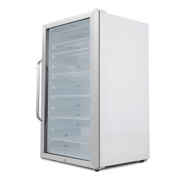 Whynter Freestanding 10.6 cu. ft. Commercial Beverage Merchandiser with Superlit Door - CBM-1060XLW
