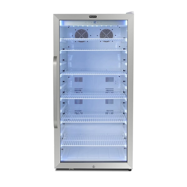 Whynter Freestanding 10.6 cu. ft. Commercial Beverage Merchandiser with Superlit Door - CBM-1060XLW