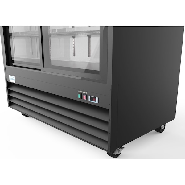 Koolmore 53"Commercial Glass 2 Door Display Refrigerator Merchandiser-Upright  Beverage Cooler w/LED Lighting - MDR-2D-GSLD