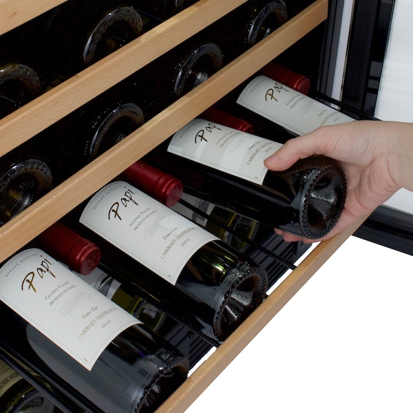 Avanti Avanti 51 Bottle Wine Cooler, Stainless Steel with Black Cabinet - WCB52T3S