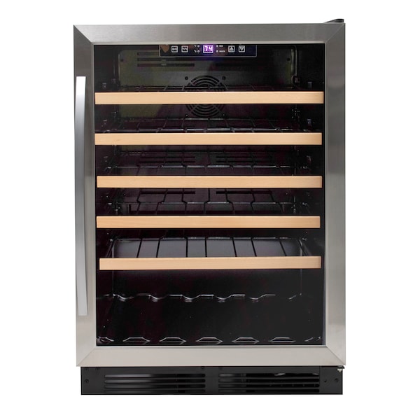 Avanti Avanti 51 Bottle Wine Cooler, Stainless Steel with Black Cabinet - WCB52T3S