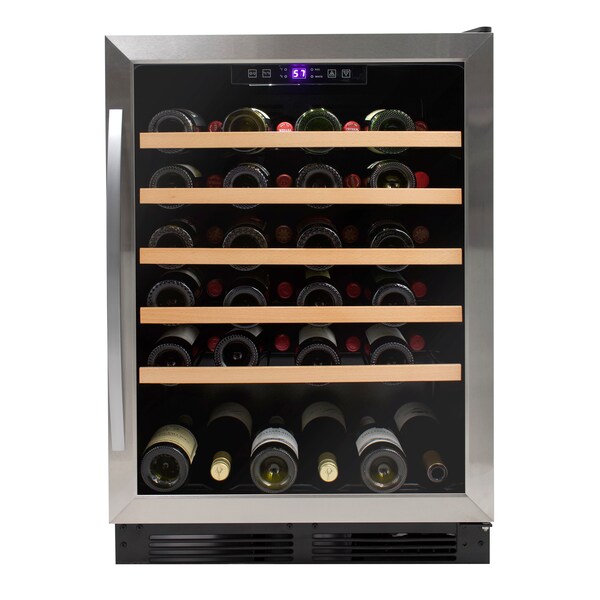 Avanti Avanti 51 Bottle Wine Cooler, Stainless Steel with Black Cabinet - WCB52T3S