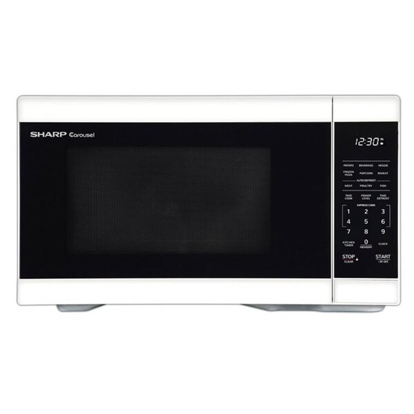 Bakebetter 1.1 cu. ft. 1000W Countertop Microwave Oven, White - BA3346268