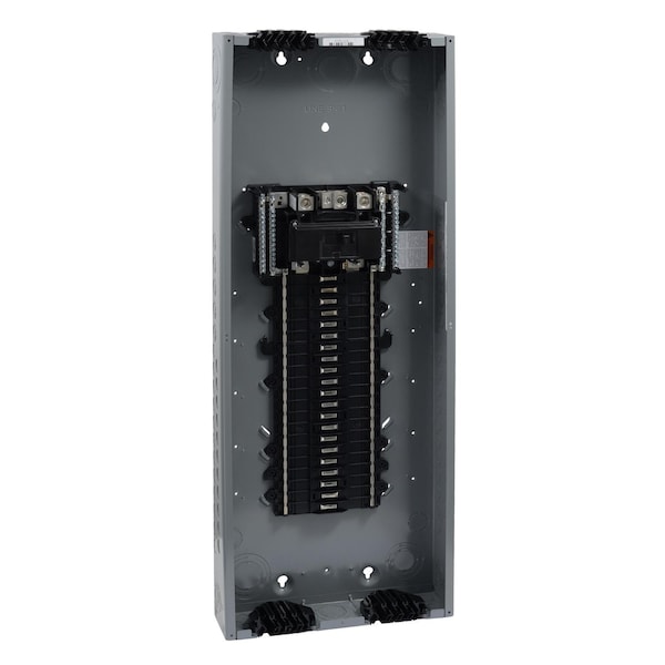 Square D Load Center, QO, 42 Spaces, 225A, 120/240V AC, PoN Convertible Main Lug, 1 Phase - QO142L225PQG