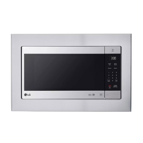 Almo Stainless Steel Microwave Trim Kit for Built-In Look - MK2030NST