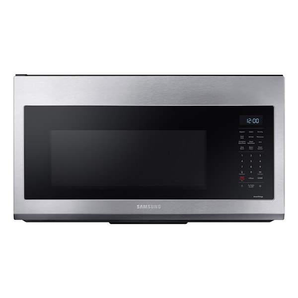 Almo Smart Over-the-Range Convection Microwave with Slim Fry and Wi-Fi, 1.7 cu ft, Stainless Steel - MC17T8000CS