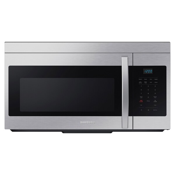 Almo 1.6 cu. ft. Over-the-Range 1000W Microwave, Auto Cook, 10 Power Levels, and 300 CFM Vent System - ME16A4021AS