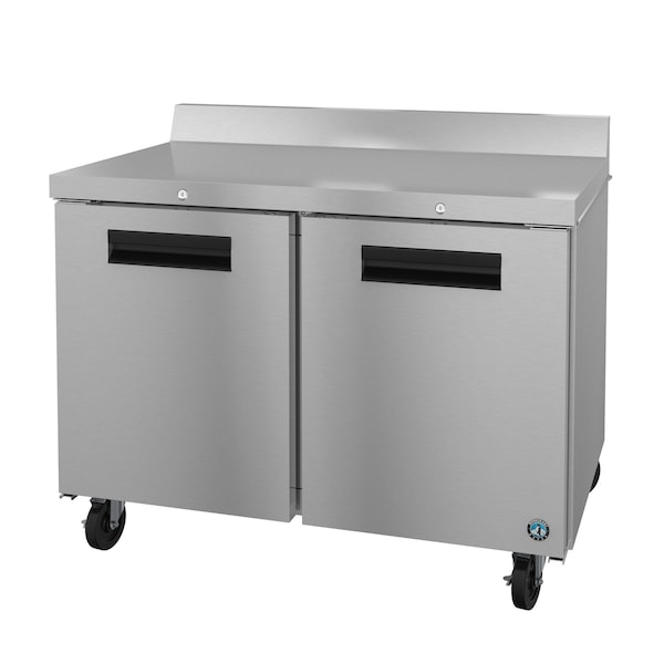 Hoshizaki America Freezer, Two Section Worktop, Stainless Doors with Lock,  - WF48B-01