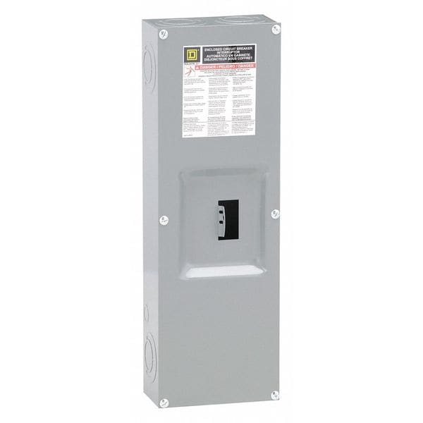 Square D Circuit Breaker Enclosure, Q22, 2 Spaces, 200A, 240V - Q22200NS
