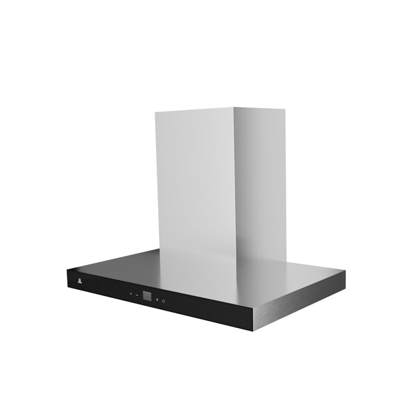 Anzzi 30-Inch Wall Mount Range Hood, Stainless Steel Wall Mount with Touch Control Panel - RH-AZ0176PSS