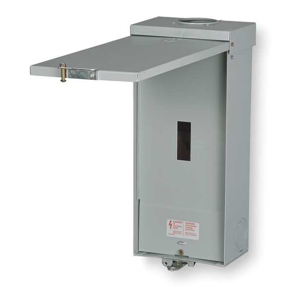 Ge Circuit Breaker Enclosure, TE, 3 Spaces, 100A, Main Circuit Breaker - TE100R