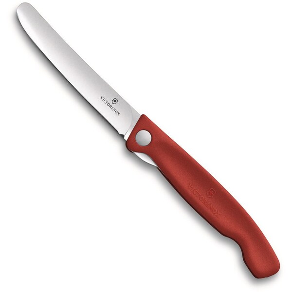 Swiss Army Brands 2024 Victorinox Kitchen Swiss Classic Foldable Paring Knife, Straight, Red - VIC-6.7801.FB